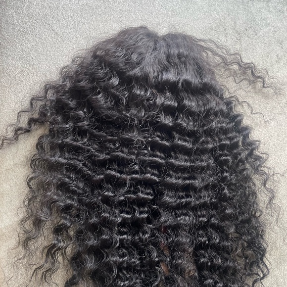 - 💫 100% HUMAN HAIR 22” DEEP BRAZILIAN WAVY LACE FRONT 4 x 4 FRONT PART … - Picture 14 of 15